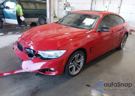 2015 BMW 428 Gran Coupe xDrive из США, поврежденный, VIN WBA4A7C57FD415443